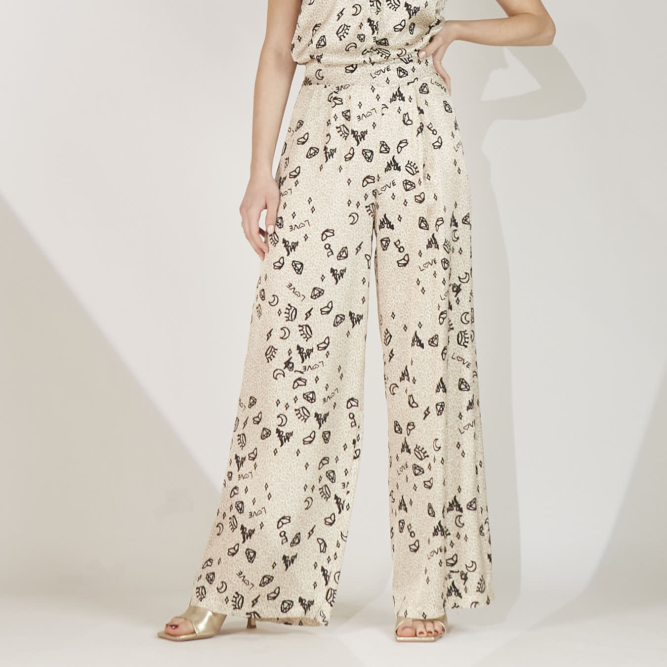 Printed trouser