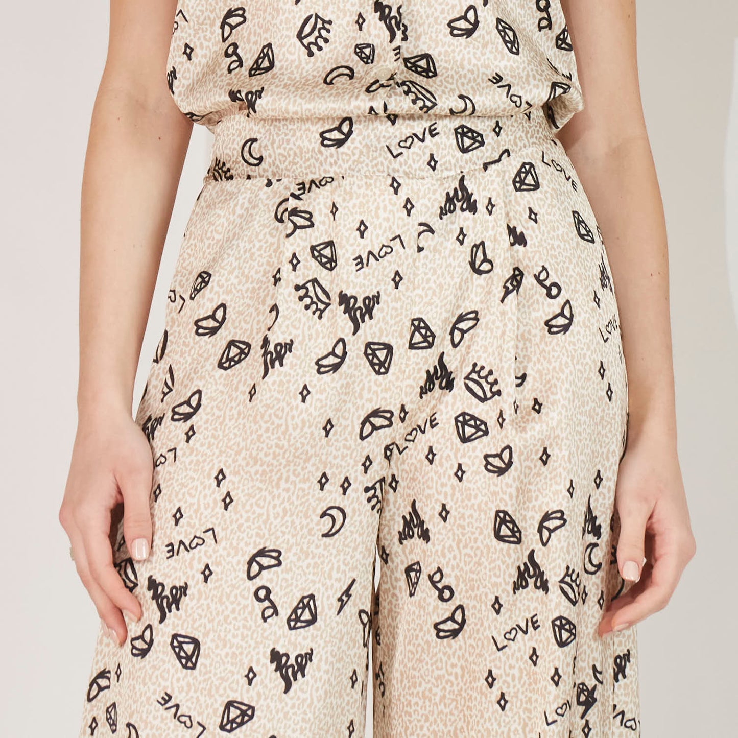Printed trouser