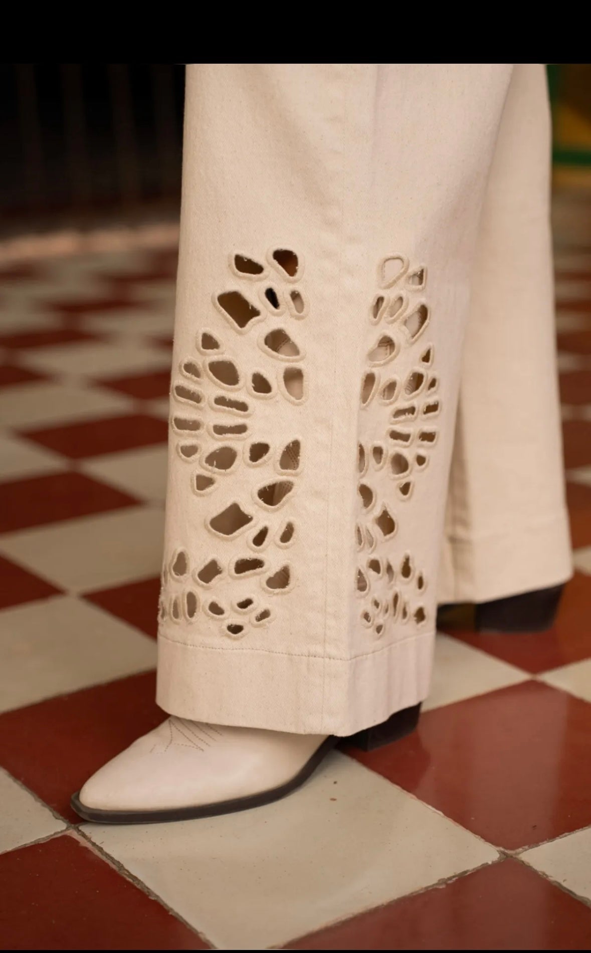 Flower trousers