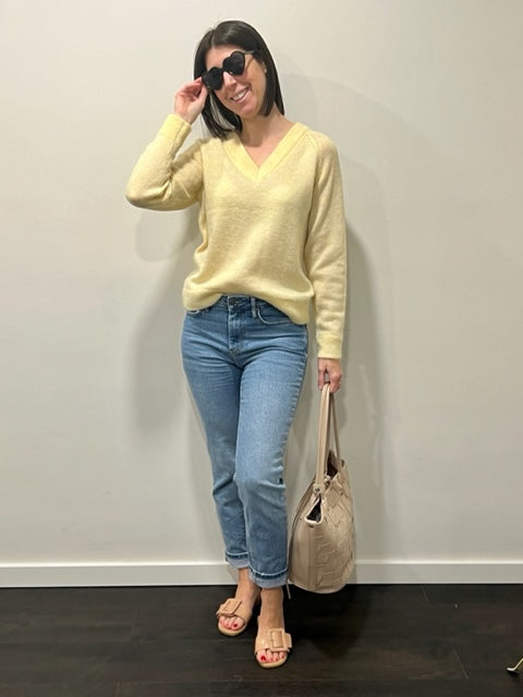 Yellow knit