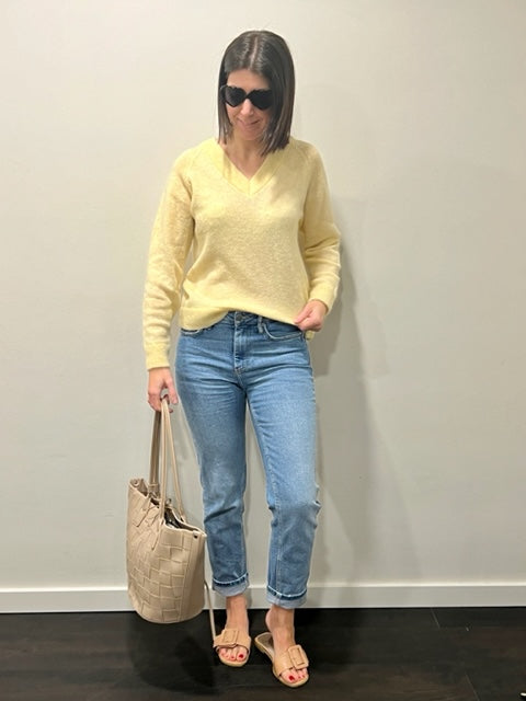 Yellow knit
